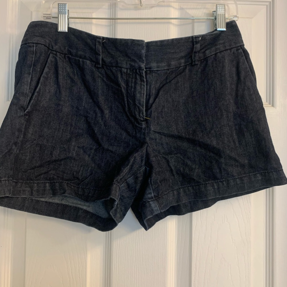 Loft dark denim shorts size 2